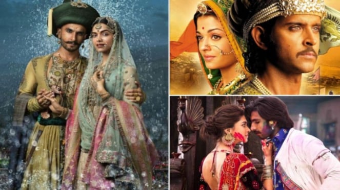 7 Film Bollywood Seperti Bajirao Mastani, Kisah Cinta yang Epik dan Megah!
